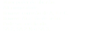 - Maior poder de abrasão. - Alta rugosidade. - Remove corrosão de A, B e C. - Remove Alcatrão de hulha. - Pode ser reutilizado. - SA 2, SA 2 ½ e SA 3.