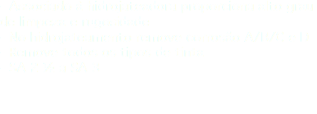 - Associado à hidrojateadora proporciona alto grau de limpeza e rugosidade - No hidrojateamento remove corrosão A/B/C e D - Remove todos os tipos de tinta - SA 2 ½ a SA 3